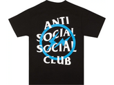 Anti Social Social Club x Fragment Blue Bolt Tee (FW19) Black