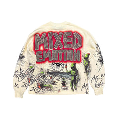 Mixed Emotion Art Club Graphic Long Sleeve Tee Unisex Streetwear