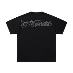 Majestik “Joker Ace” Rhinestone Graphic Tee