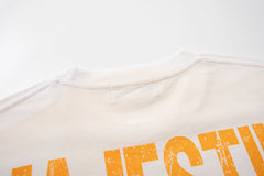 Majestik “Paradise” Supercar Vintage Tee(Off-White / Cream)