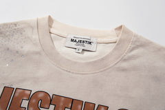 Majestik “Soul & Light in Darkness” Vintage Tee(Off-White / Cream)