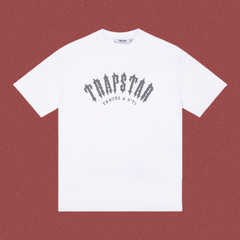 Trapstar Spiky Gothic Arch Logo Tee - White