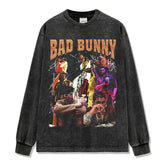 Retro Bad Bunny Collage Sweatshirt