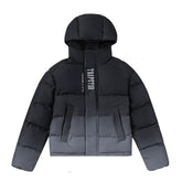 Trapstar Ombre Fade Puffer Jacket - Black/Grey