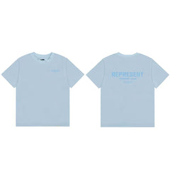 Represent Owners' Club Graphic T-Shirt - Light Blue Monochromatic