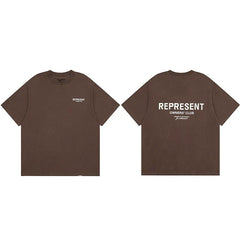 Represent Owners' Club Graphic T-Shirt - Dark Brown