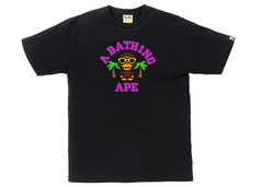 BAPE Milo College Summer Tee Black