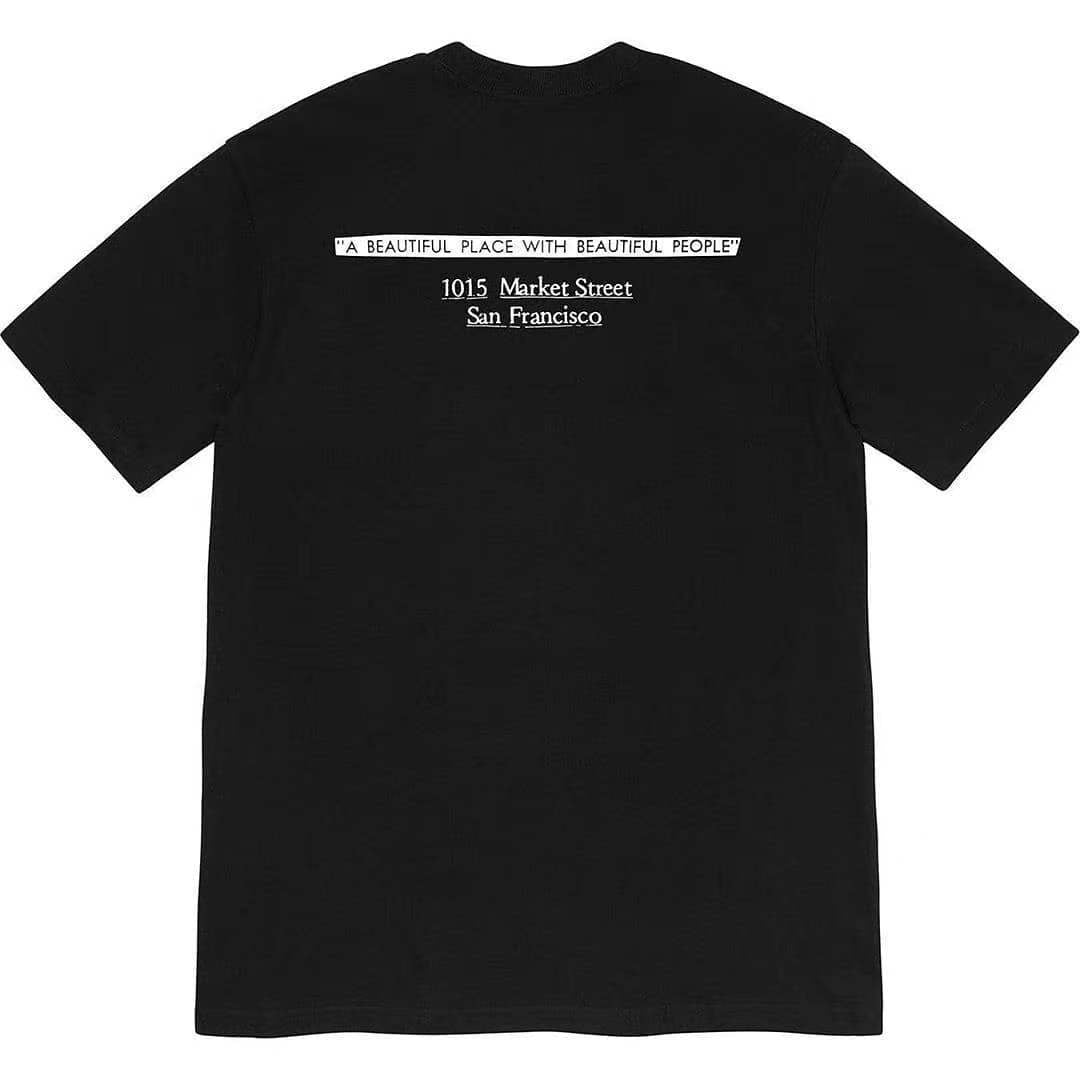 Supreme SS24 San Francisco Black Box Logo Tee