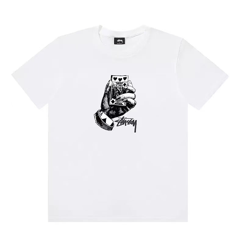 ALL BETS OFF TEE PIGMENT DYED – White