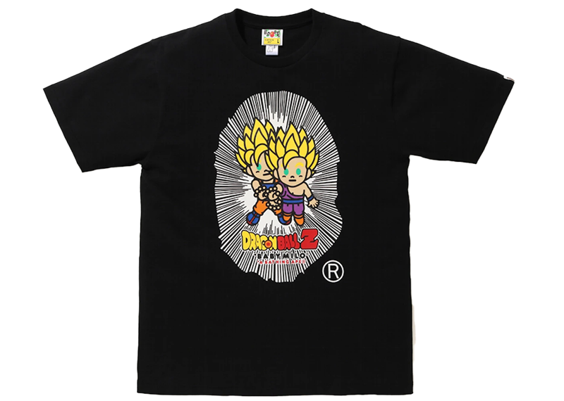 BAPE x Dragon Ball Z Baby Milo Big Ape Head Tee Black