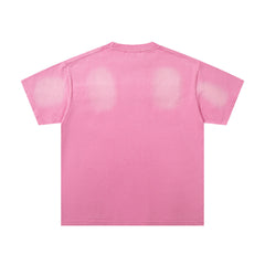 Majestik “Moto vs. Everybody” Vintage Pink Tee