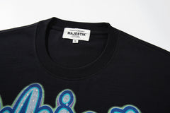 Majestik “Neon Supercars” Rhinestone Graphic Tee