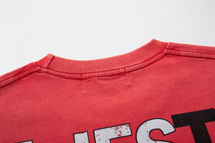 Majestik “Football Bears” Sports Vintage Tee（Red）