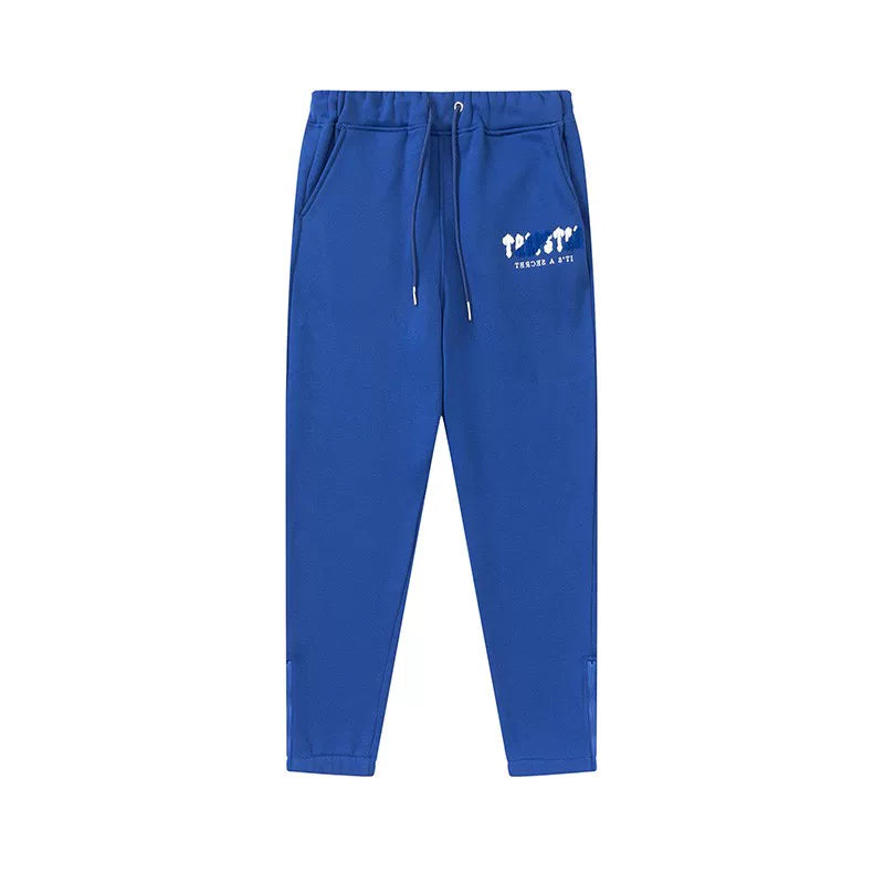 Trapstar Style Autumn/Winter Gradient Hip-Print Sweatpants - Royal Blue