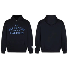 Gallery Dept. Blue Text Hoodie