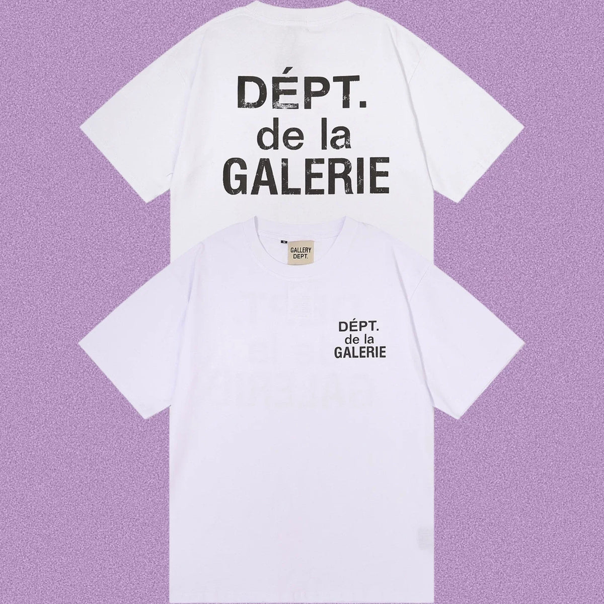 Gallery Dept. DÉPT. de la GALERIE Short Sleeve T-Shirt - White/Black