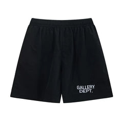 Gallery Dept. Logo Casual Shorts - Black