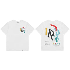 Represent Abstract Deconstructed "R" Graphic T-Shirt - White