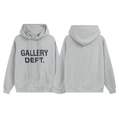 Gallery Dept Big Logo Grey Hoodie