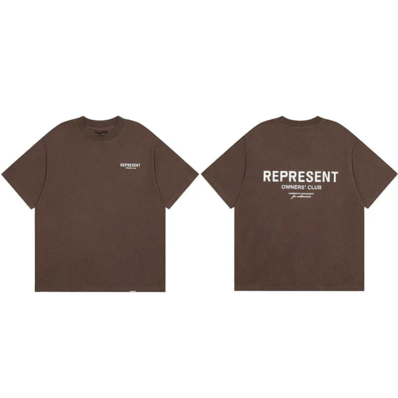 Represent Owners' Club Graphic T-Shirt - Dark Brown