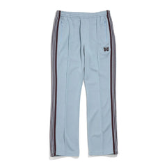 Needles Style Embroidered Butterfly Multi-Stripe Track Pants - Light Blue/Dark