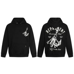 Represent "Keys to the Club" Graphic Heavyweight Hoodie - Black
