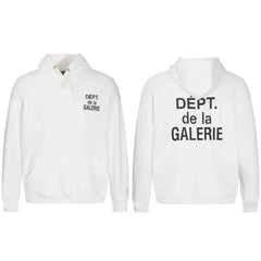 Gallery Dept Dept de la Galerie White Hoodie