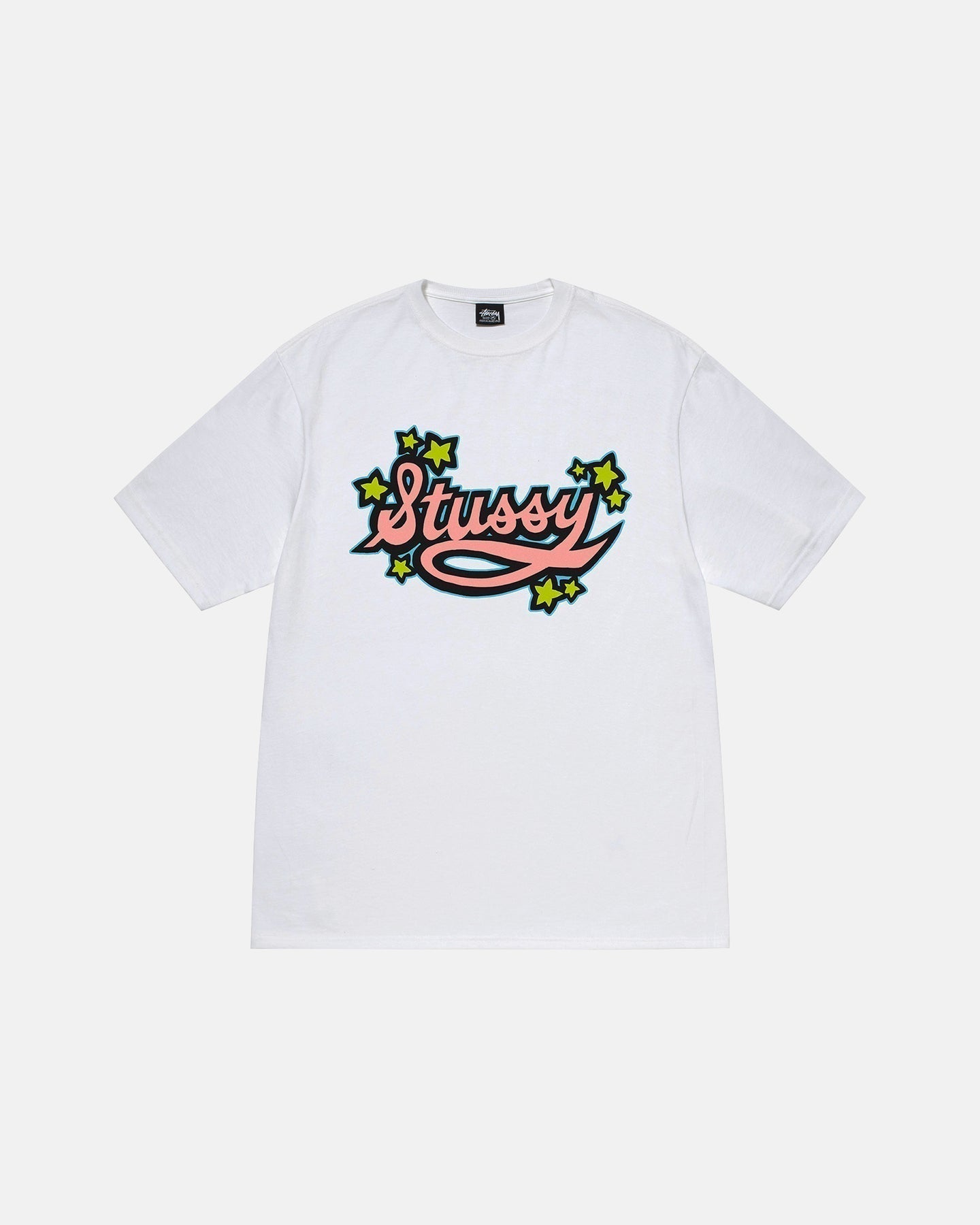 Stussy Star Script White Streetwear Tee