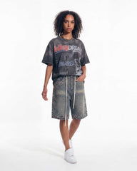 Vale Forever V2 Rainstorm Jorts Black