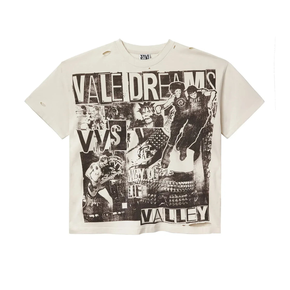 Vale Forever Vale Forever Moshpit Tee Cream