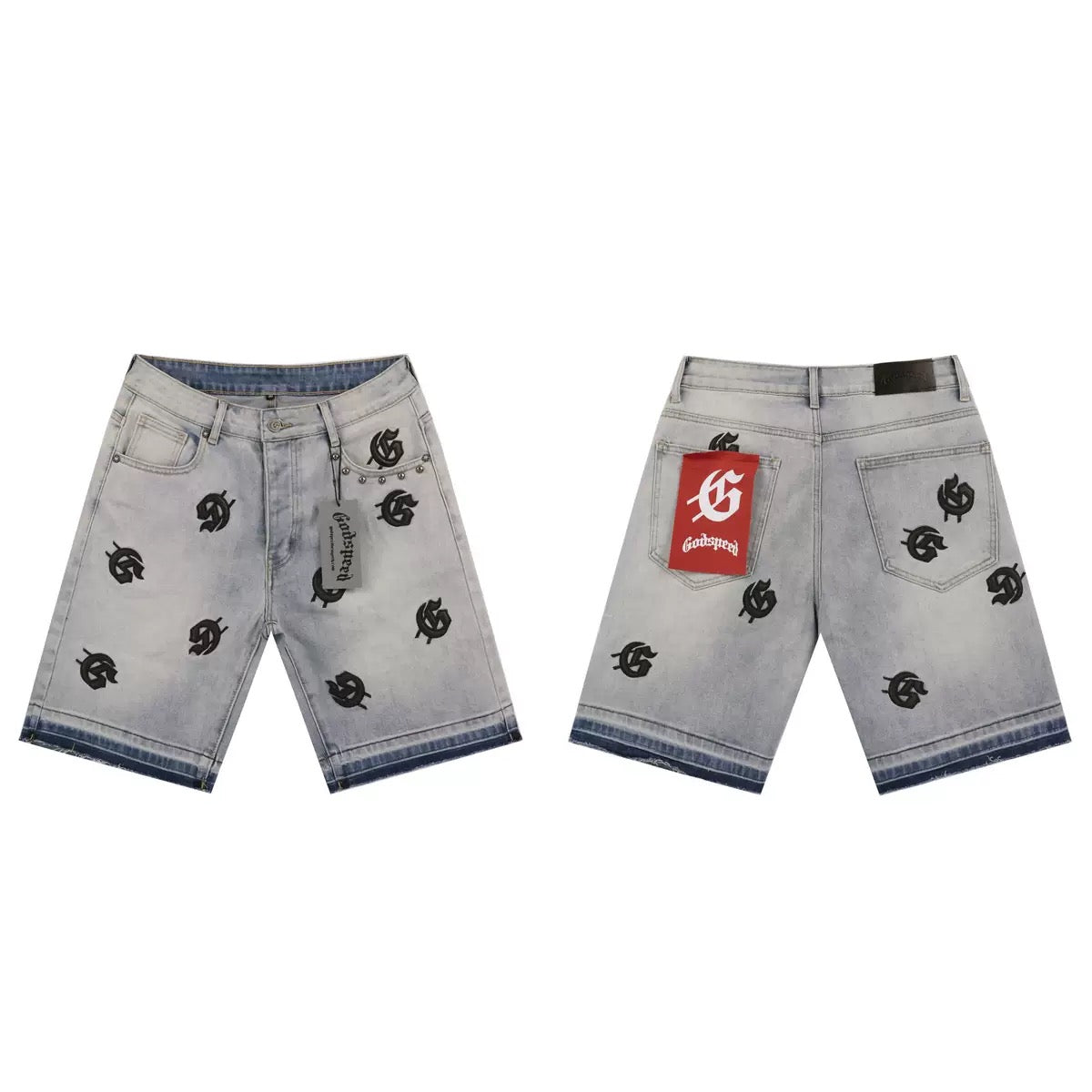 Godspeed Infinity Denim Shorts Blue Boom