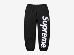 Supreme Appliqué Logo Sweatpants Black